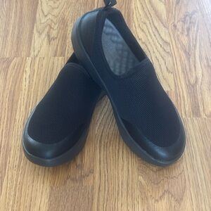 Women's Black Slip-On Shoes